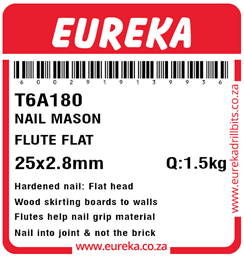 T6A180 - Masonry Nail -T6A180_Label_T